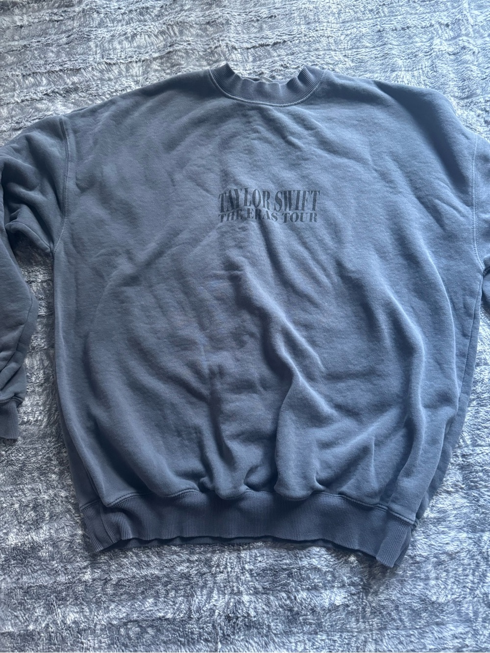 Taylor Swift The Eras Tour Crewneck Sweatshirt - Slate Blue